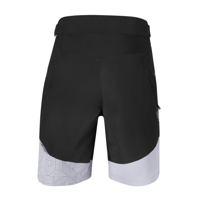 Pantaloni scurti Force Storm pana la talie cu bazon, negru/gri