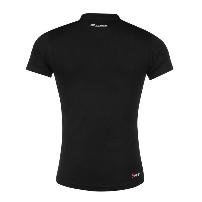 Tricou Force Spirit maneci scurte negru