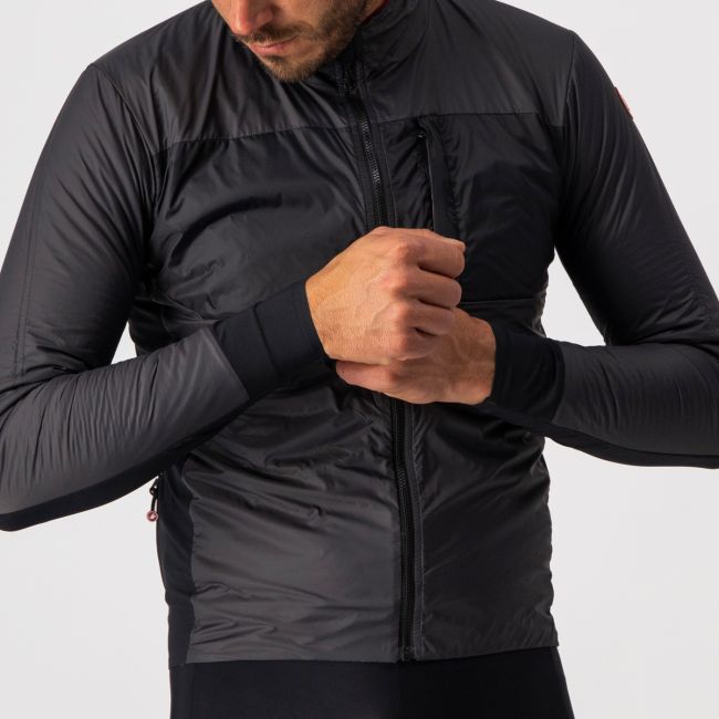 Jacheta cu puf Castelli Unlimited Puffy, Antracit/Negru, XXL