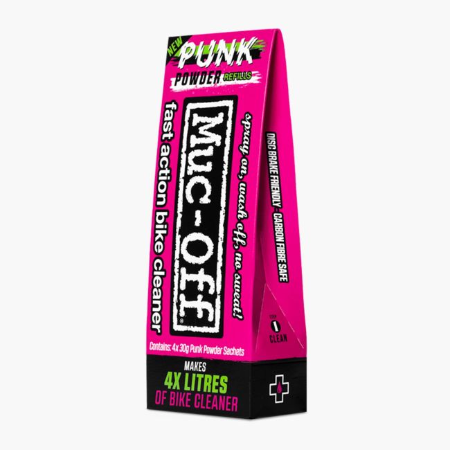 Set 4 plicuri detergent pudra Muc-off Punk Powder