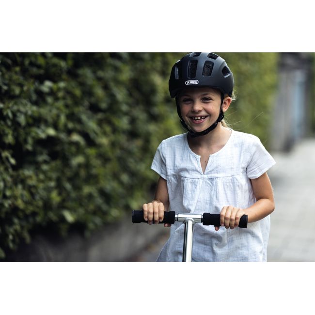 Abus - casca ciclism copii YOUN-I 2.0 helmet - roz stralucitor