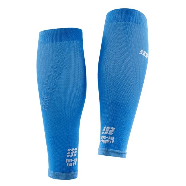 CEP - Compresie gamba barbati Ultralight Calf Sleeves - albastru electric gri deschis
