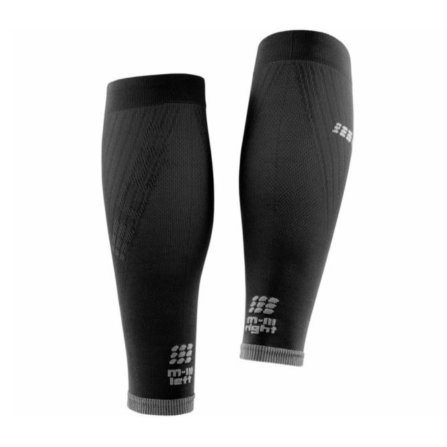 CEP - Compresie gamba barbati Ultralight Calf Sleeves - negru gri deschis