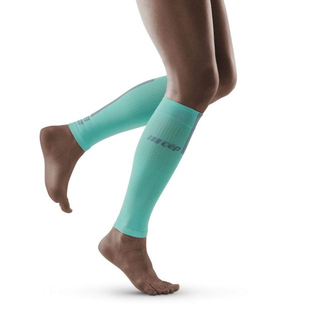 CEP - Compresie gamba femei Calf Sleeves 3.0 - verde menta gri