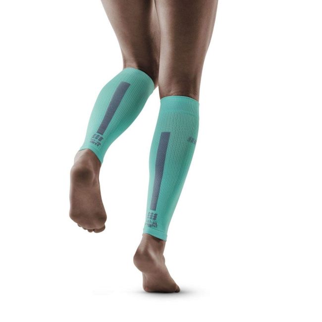 CEP - Compresie gamba femei Calf Sleeves 3.0 - verde menta gri