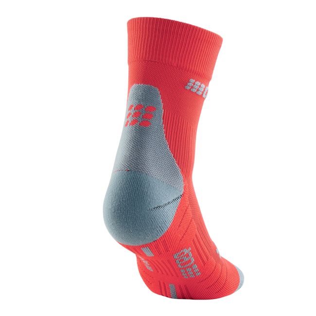 CEP - sosete scurte de compresie 16cm, pentru barbati Short Socks 3.0 - portocaliu lava gri