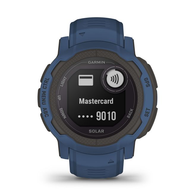 Garmin - Instinct 2 Solar smartwatch robust cu GPS - Tidal Blue
