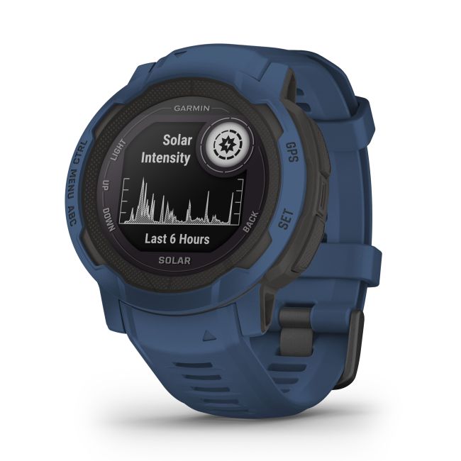 Garmin - Instinct 2 Solar smartwatch robust cu GPS - Tidal Blue