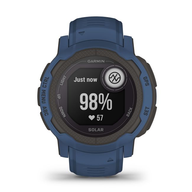 Garmin - Instinct 2 Solar smartwatch robust cu GPS - Tidal Blue