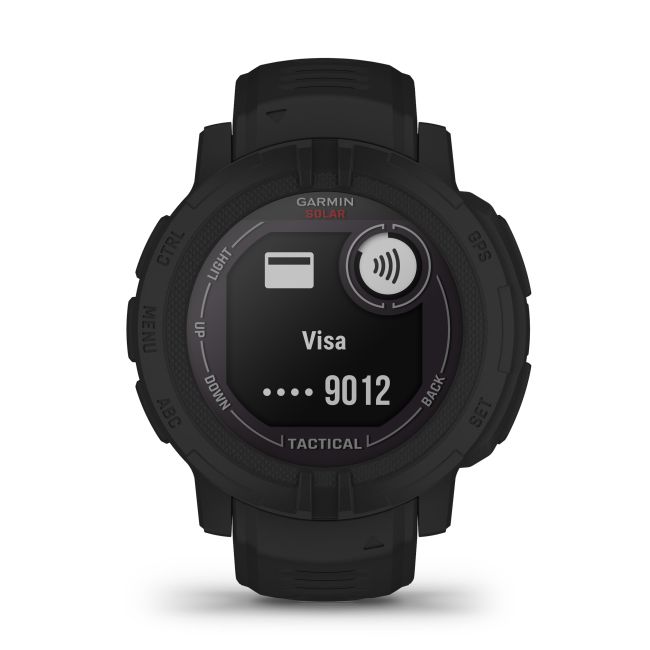 Garmin - Instinct 2 Solar smartwatch robust cu GPS - editie Tactical - negru