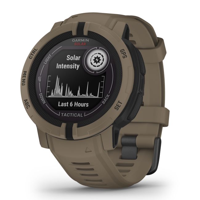 Garmin - Instinct 2 Solar smartwatch robust cu GPS - editie Tactical - Coyote Tan