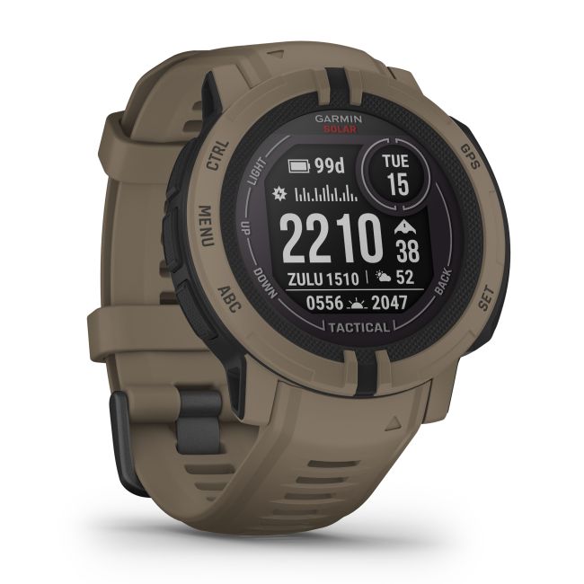 Garmin - Instinct 2 Solar smartwatch robust cu GPS - editie Tactical - Coyote Tan