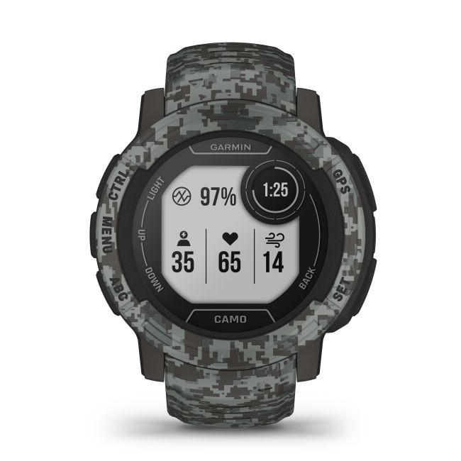 Garmin - Instinct 2 smartwatch robust cu GPS - editie Camo - Graphite Camo