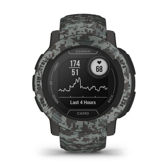 Garmin - Instinct 2 smartwatch robust cu GPS - editie Camo - Graphite Camo
