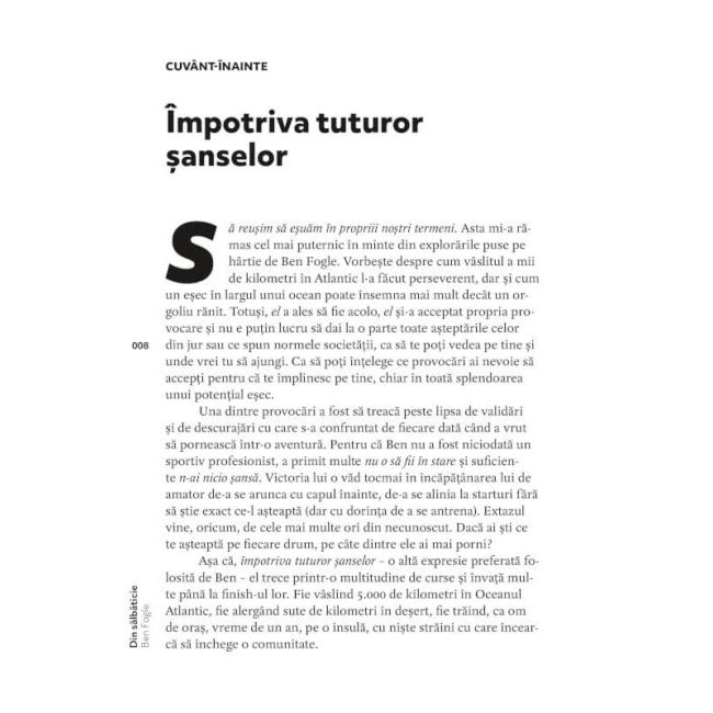 Pilot Books - Din salbaticie (autor Ben Fogle)