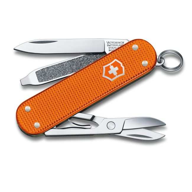 Victorinox - briceag clasic gama Alox Limited Edition 2021 - portocaliu