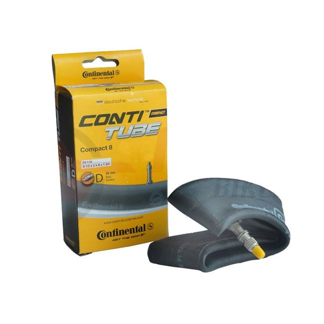 Camera bicicleta Continental Compact 8 valva Dunlop