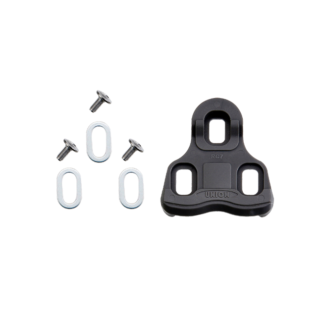 Placute pedale Union URK-9 sosea, plastic negru 9 grade sistem Look Keo