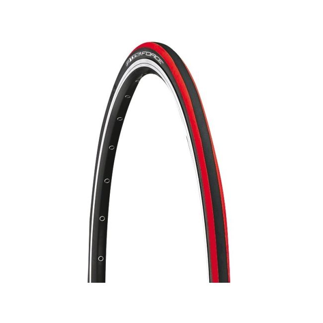 Anvelopa Force Road 700x23C negru/rosu