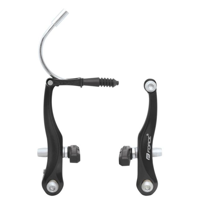 Set frane v-brake fata+spate Force V aluminiu neagra