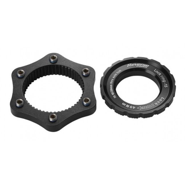 Adaptor centerlock Reverse negru