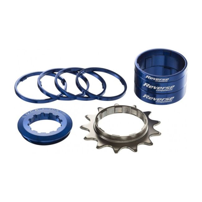 Kit single speed Reverse 13T albastru inchis