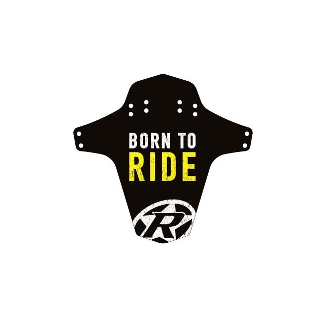 Aparatoare Reverse Born to Ride negru/alb/galben