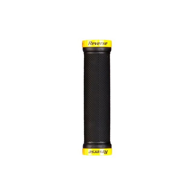 Mansoane Reverse Lock-On 29mm negru/galben