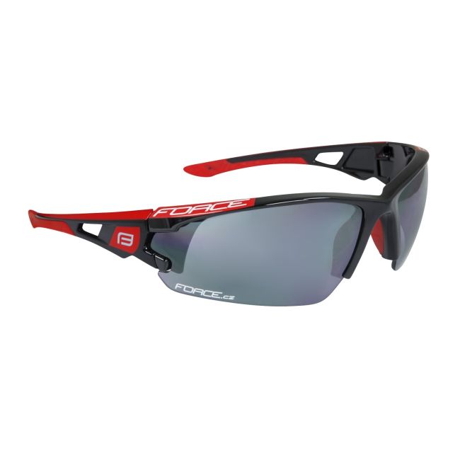 Ochelari Force Calibre negru rosu lentile black laser
