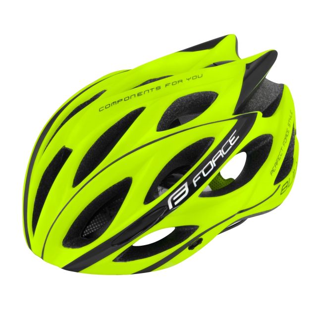 Casca Force Bull Fluo/Negru S-M (54-58 cm)