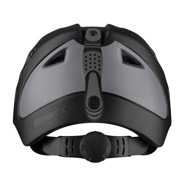 Casca FORCE SKI, Negru/Gri S-M (52-56 cm)