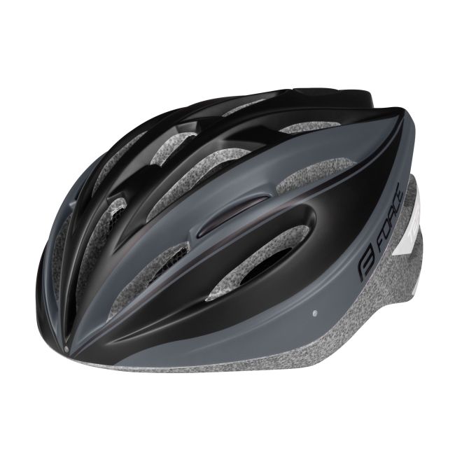 Casca Force Terry Negru/Gri L-XL (58-63 cm)