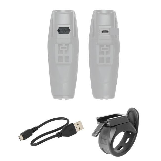 Far fata Force Shark USB 700Lm Negru