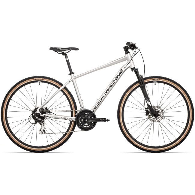 Bicicleta Rock Machine Crossride 300 29 Argintiu/Negru L-20