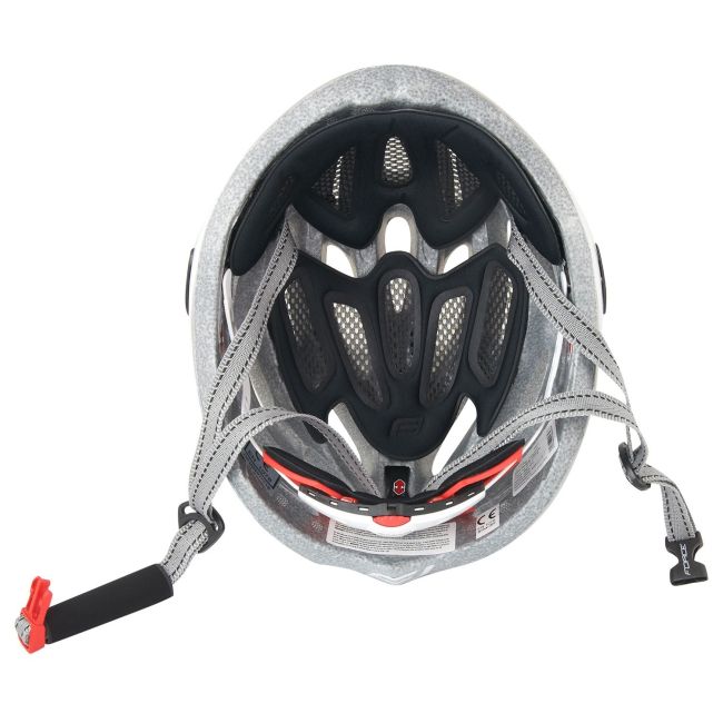 Casca FORCE ROAD Alb/gri L-XL (58-63 cm)