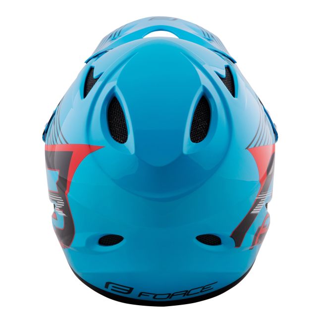 Casca Force Tiger Downhill Negru/Albastru/Rosu L-XL (59-61 cm)