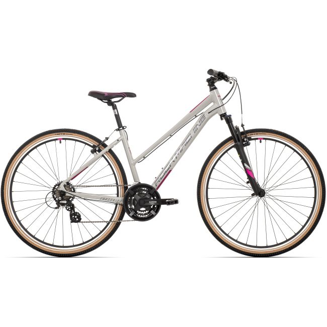 Bicicleta Rock Machine Crossride 100 Lady 29 Gri/Roz M-17