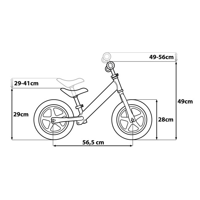 Bicicleta copii Seven Star Wars BB8 Metal Balance Bike
