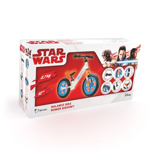 Bicicleta copii Seven Star Wars BB8 Metal Balance Bike