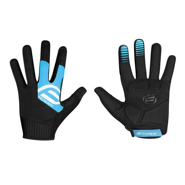 Manusi Force MTB Power, negru/albastru