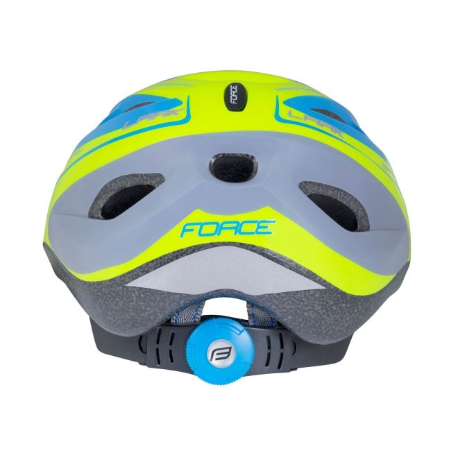 Casca Force Lark pentru copii fluo/albastru S (48-54 cm)