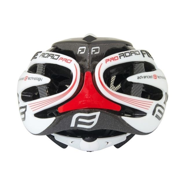 Casca Force Road Junior, alb-negru, XS-S (48-54 cm)