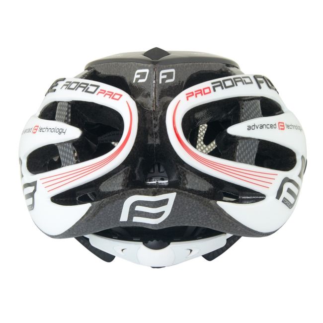 Casca Force Road Junior, alb-negru, XS-S (48-54 cm)