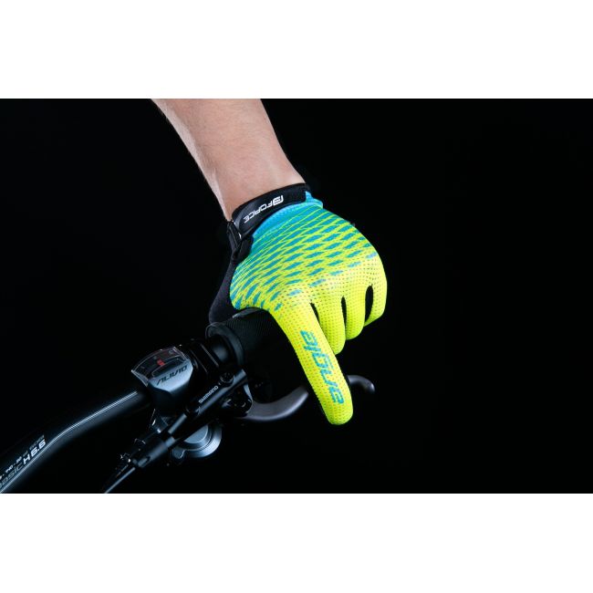 Manusi Force MTB Angle, fluo/albastru XL