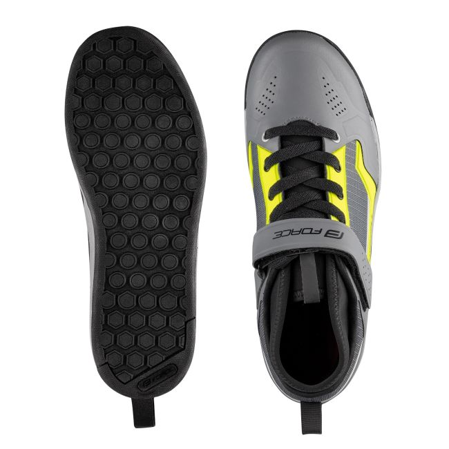 Pantofi Force Downhill, gri/fluo, 42