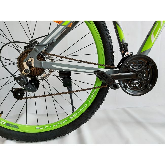 Bicicleta MTB Fivestars Camp XC 4.2 MD 29 2022 Verde/Gri 460 mm