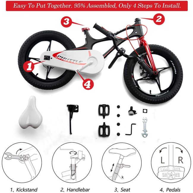 Bicicleta RoyalBaby Space Shuttle 18 Black