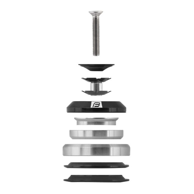 Cuvetarie Force Taper integrata 1.1/8-1.1/2 neagra