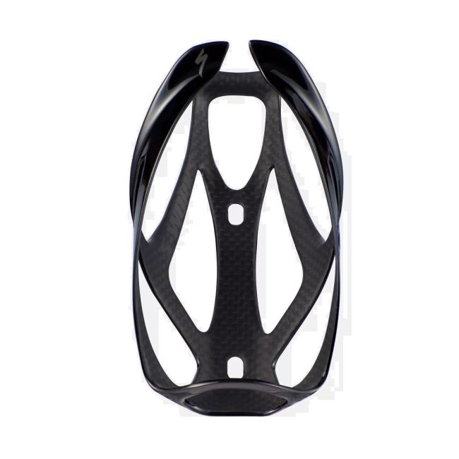 Specialized - suport carbon bidon apa bicicleta S-Works Carbon Rib Cage III - negru lucios Carbon