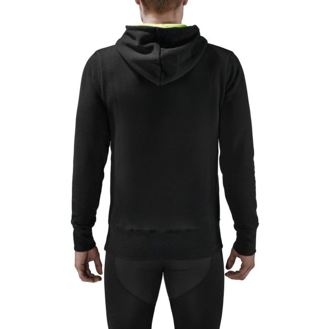 CEP - Hanorac sport barbati Brand Hoody - negru verde lime